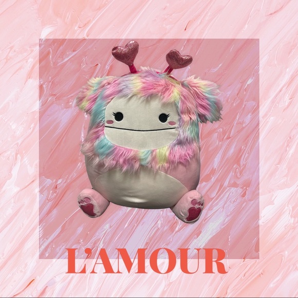 DORBRILLA 16” BIGFOOT RARE HTF VALENTINES SQUISHMALLOW ❤️❤️❤️❤️❤️❤️❤️❤️❤… - Picture 8 of 8